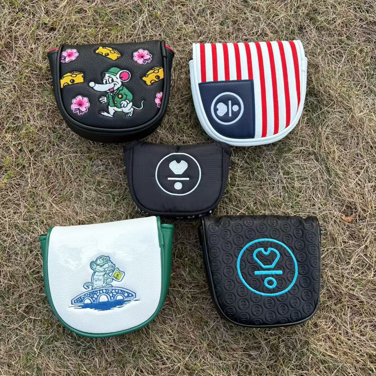 Golf Putter - Vermilion Bird Golf Putter Headcover, verdicktes,