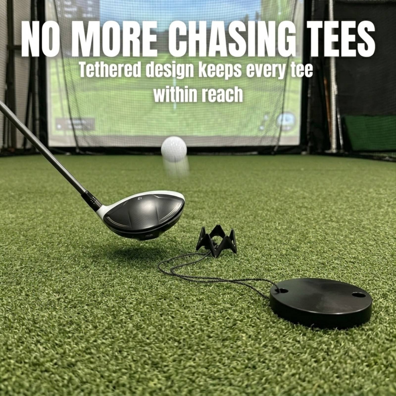 Golf Equipment Weight - Golf-Tee-Gewichtsset mit Verstellbarer Höhe, Golf-Tee-Trainingsgerät, Leichtes