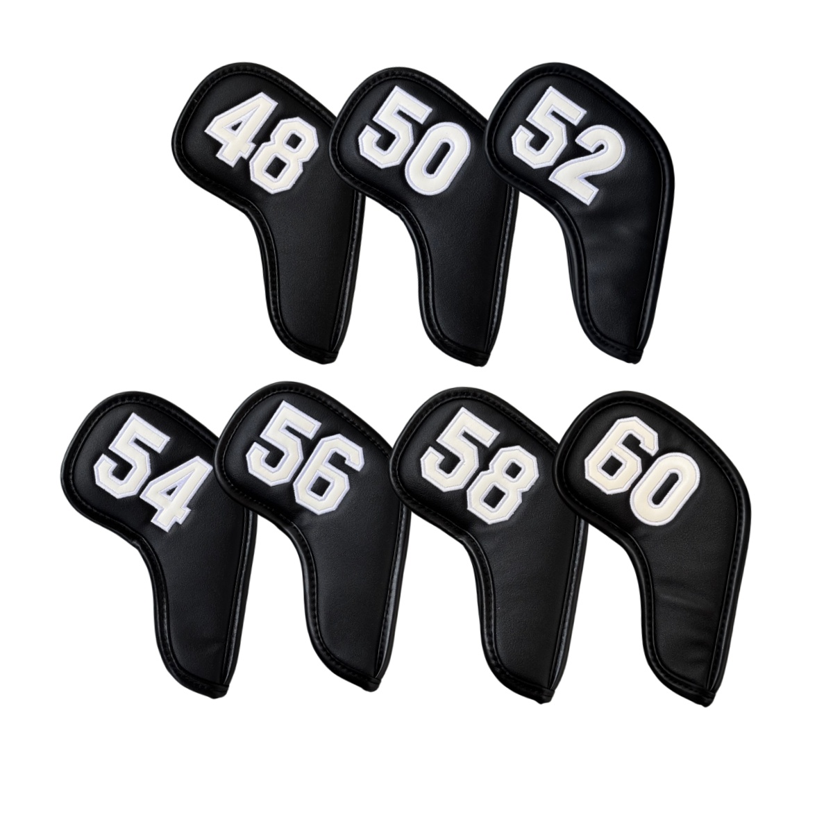 Golf Clubs - PU-Leder Golfschlägerkopfhüllen für Sand Wedges, große