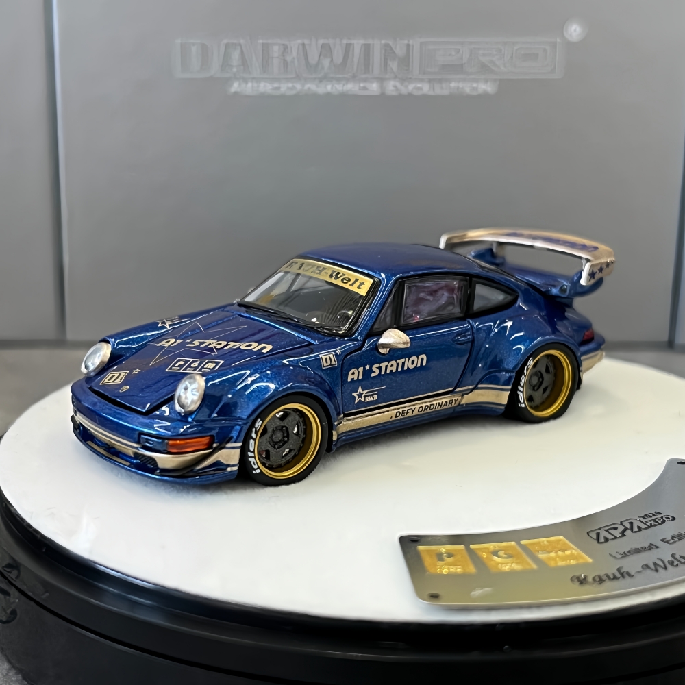 Golf Clubs - PGM 1:64 RWB964 A1 STATION Druckguss-Modellauto
